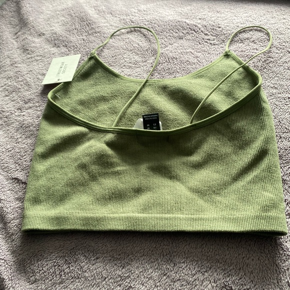 2/$20 Streetwear Society Dainty Strap Crop Top - Picture 2 of 3